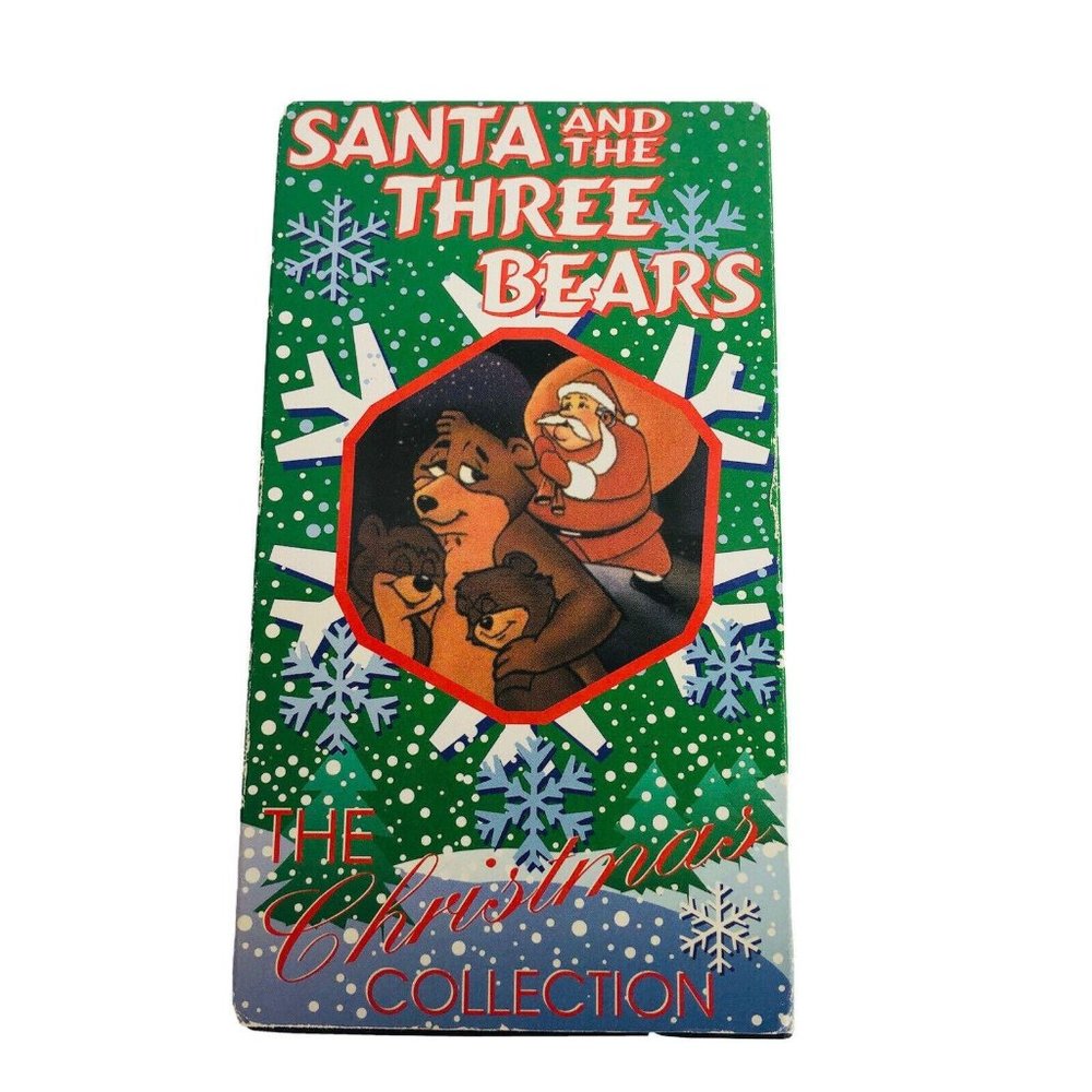 Santa And The Three Bears VCR VHS Video Tape‎ Christmas Movie Animation Cartoon